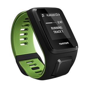 Relógio TomTom Runner 3 Music com GPS, Fone Bluetooth , 3GB, Bluetooth- Preto Verde Small