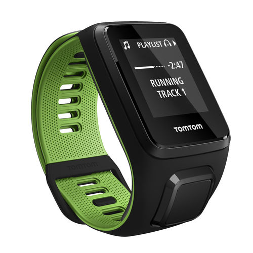 Relógio Tomtom Runner 3 Cardio Music com Gps, Fone Bluetooth, 3gb - Preto Verde Small