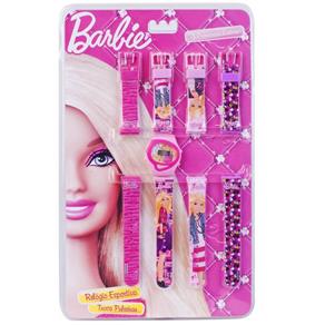 Relogio Troca 4 Pulseiras Barbie