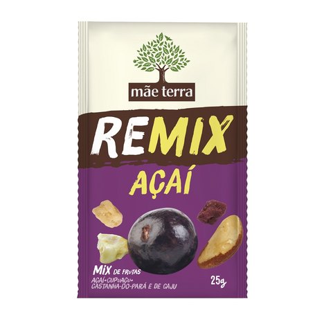 Remix Mix Mãe Terra Frutas Açai 25G