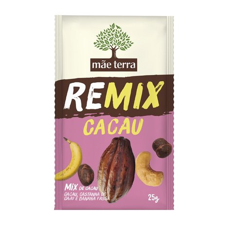 Remix Mix Mãe Terra Frutas Cacau 25G