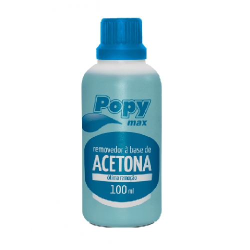Removedor a Base de Acetona 100 Ml Popy Max - Farmax