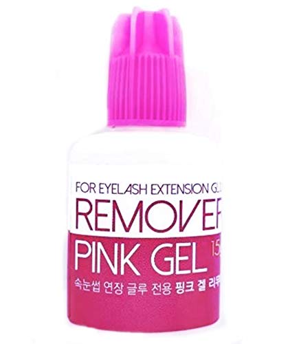 Removedor de Cola Alongamento de Cilios Remover Pink Gel 15g