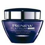 Renew Platinum Creme Facial Noite 50 G