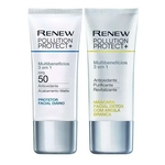 Renew Pollution Protect Mascara + Protetor Fps 50 3 Em 1