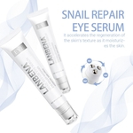 Reparação Caracol Eye Serum Eye Cream Reduzir Escuro Círculo Hidratante Anti-Aging Eye Patch Essence