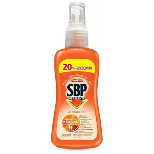 Repelente Líquido SBP Advance Spray 100ml com 20% de Desconto