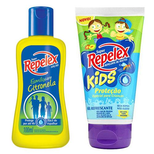 Repelente Repelex Kids 133ml + Repelente Repelex Citronela Loção 100ml - Repelex