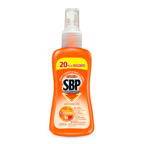 Repelente SBP Advanced Spray com 20% de Desconto 100ml