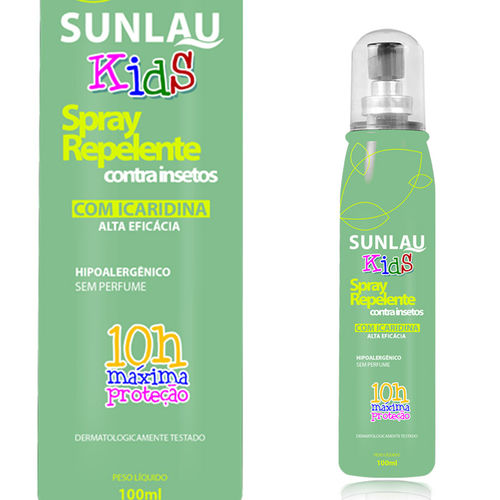 Repelente Sunlau Kids com Icaridina Spray (100ml)