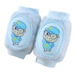 Amyove Lovely gift Resistente Shatter Pads Crianças Joelho do bebê respirável malha esponja Crawling Elbow Equipamentos de Proteção
