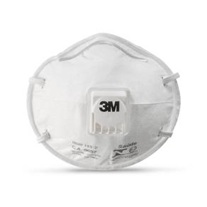 Respirador Descartável Branco C/Válvula PFF2 8822 - 3M