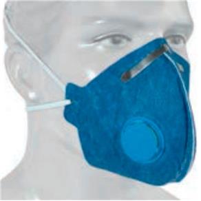 Respirador Descartável Pff2 Contra Poeira, Névoas e Fumos com Válvula-Proteplus-Ppr08
