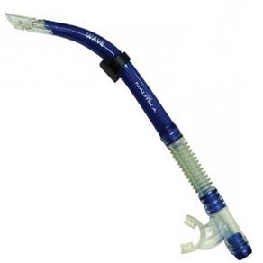 Respirador Flex Wave Adulto Corpo de PVC Bocal Silicone NTK - Azul - Selecione=Azul