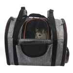Respirável Pet Backpack mensageiro portador Bags Dog Cat portador de saída de viagem