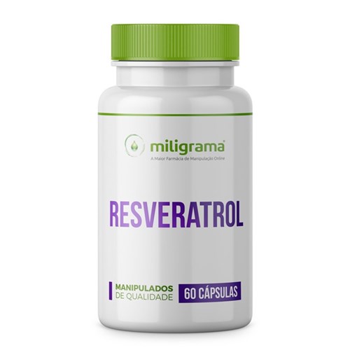 Resveratrol 20Mg Elixir da Longevidade 60 Cápsulas - 60 Cápsulas