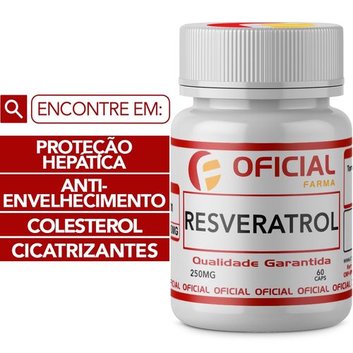 Resveratrol 250Mg 60Cápsulas