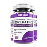 Resveratrol MAX LABS 360 Cápsulas 500mg - Kit 03 Potes