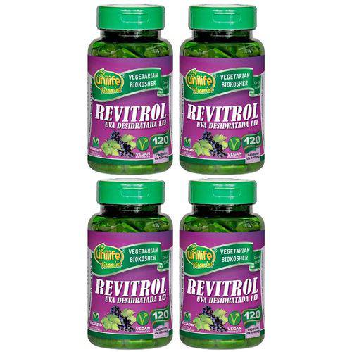 Resveratrol Revitrol 4 Un de 120 Capsulas