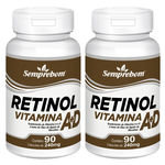 Retinol Vitamina A + D – Semprebom - 180 Cap. De 240 Mg.