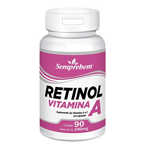 Retinol Vitamina a - Semprebom - 90 Cap. de 240 Mg.