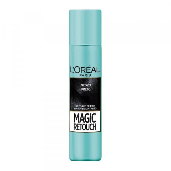Retoque de Raiz L'Oréal Magic Retouch Preto Spray 75ml - Discret
