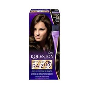 Retoque Raiz Koleston - 30 Tons de Castanho Escuro