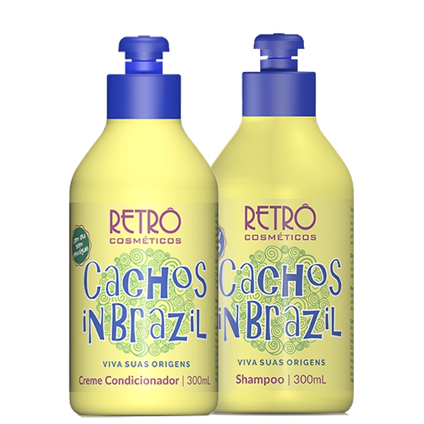 Retro Cachos In Brazil Tratamento Kit Duo - Retrô