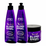 RETRÔ COSMÉTICOS Blond Angel Kit Matizador - 3 Produtos