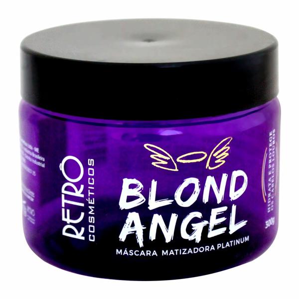 Retrô Cosméticos Blond Angel Máscara Matizadora Platinum 300g
