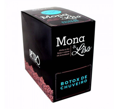 Retrô Cosméticos - Botox de Chuveiro Mona & Lisa 50g Caixa C/20 Unidades