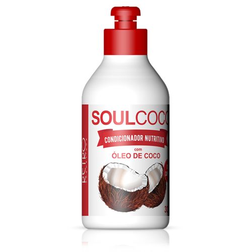 Retrô Cosméticos Soul Coco Condicionador Nutritivo com Óleo de Coco 300ml