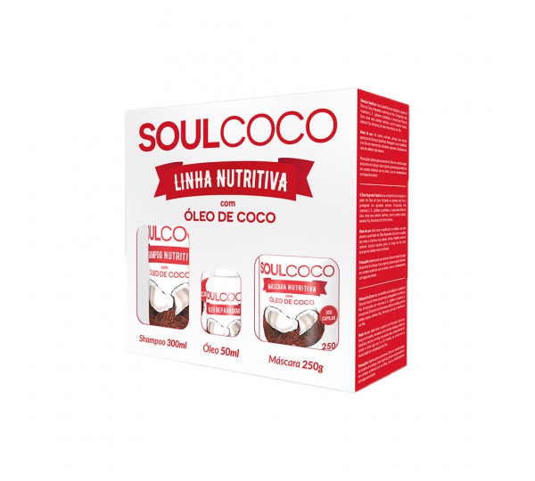Retrô Cosméticos Soul Côco Kit Nutritivo - 3 Produtos