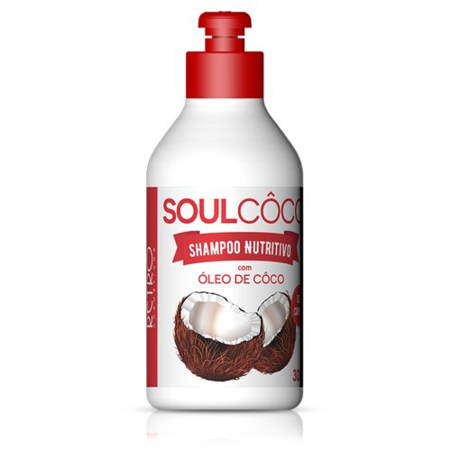 Retrô Cosméticos Soul Coco Shampoo Nutritivo com Óleo de Coco 300ml