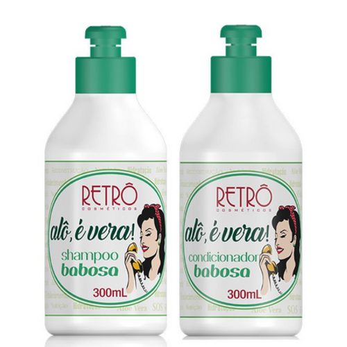 Retrô Shampoo e Condicionador Babosa e Alôe Vera 2X300ML