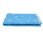 Reutilizável Underpad lavável à prova d'água Crianças Adulto Incontinent Pad Azul
