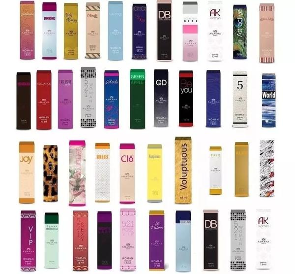 Revenda Amakha Paris Kit 10 Perfumes - 15ml cada