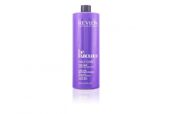 Revlon Be Fabolous Daily Care Fine Hair Cream Lightwight Shampoo 1000ml - Revlon Professional