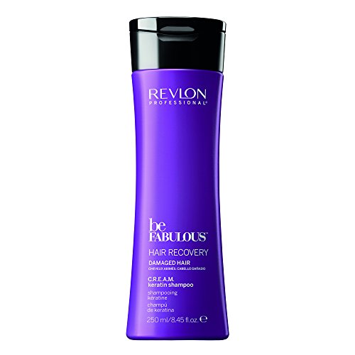 Revlon Be Fabulous Hair Recovery Damaged Hair Cream Keratin Shampoo 250ml