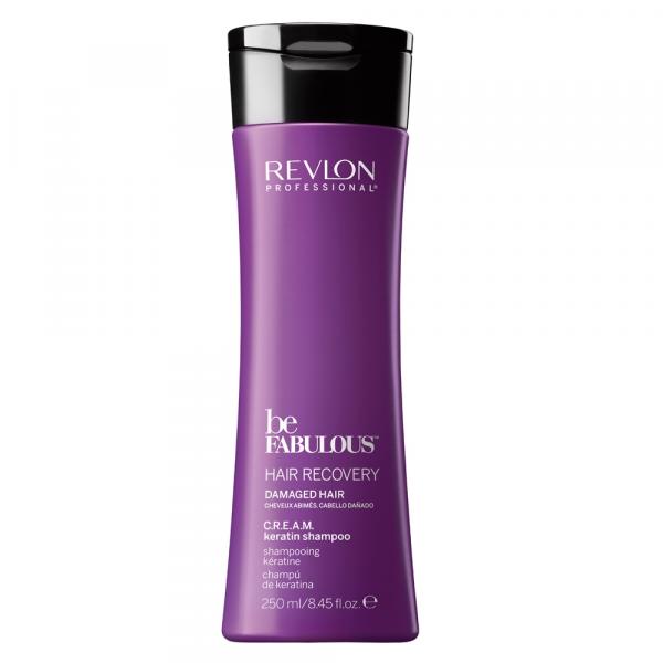 Revlon Professional Be Fabulous C.R.E.A.M Keratin - Shampoo para Cabelos Danificados