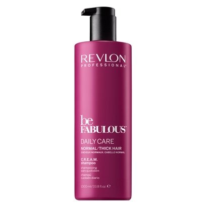 Revlon Professional Be Fabulous C.R.E.A.M - Shampoo para Cabelos Normais a Grossos 1L
