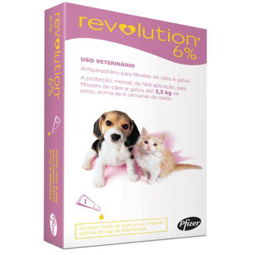Revolution Filhotes de Cães e Gatos Até 2,5kg - 1 Unidade