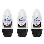 Rexona Antibacterial + Invisible Desodorante Rollon Feminino 50ml (kit C/03)