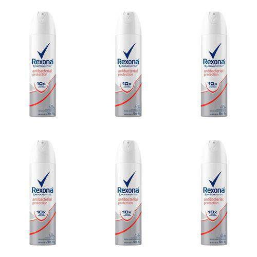 Rexona Antibacteriano Desodorante Aerosol Feminino 150ml (kit C/06)