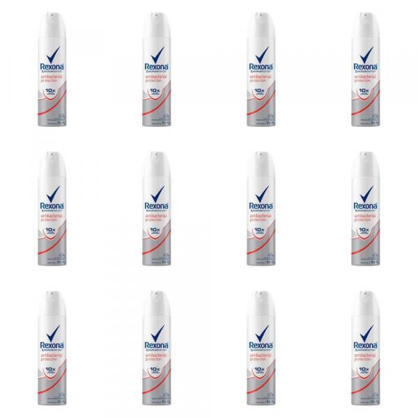Rexona Antibacteriano Desodorante Aerosol Feminino 150ml (kit C/12)