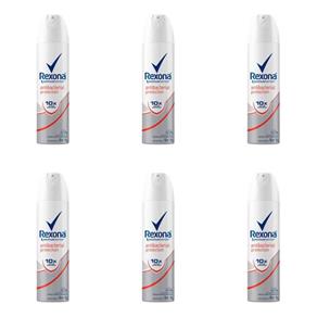 Rexona Antibacteriano Desodorante Aerosol Feminino 150ml - Kit com 06