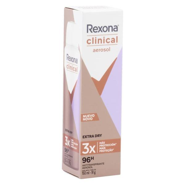 Rexona Clinical Desodorante Aero Extra Dry 150ml