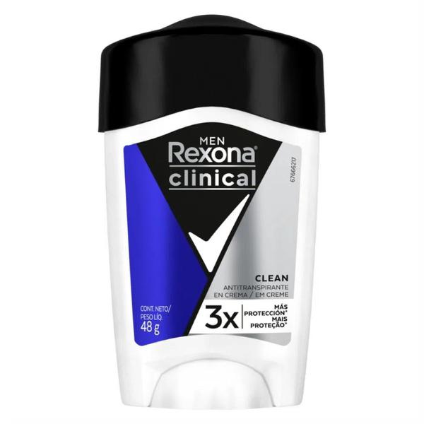 Rexona Clinical Desodorante Creme Clean 48g