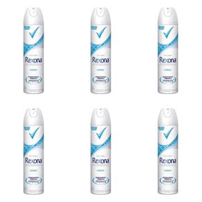 Rexona Cotton Dry Desodorante Aerosol Feminino 90g - Kit com 06
