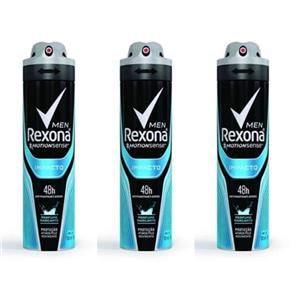 Rexona Impacto Desodorante Aerosol Masculino 90g - Kit com 03